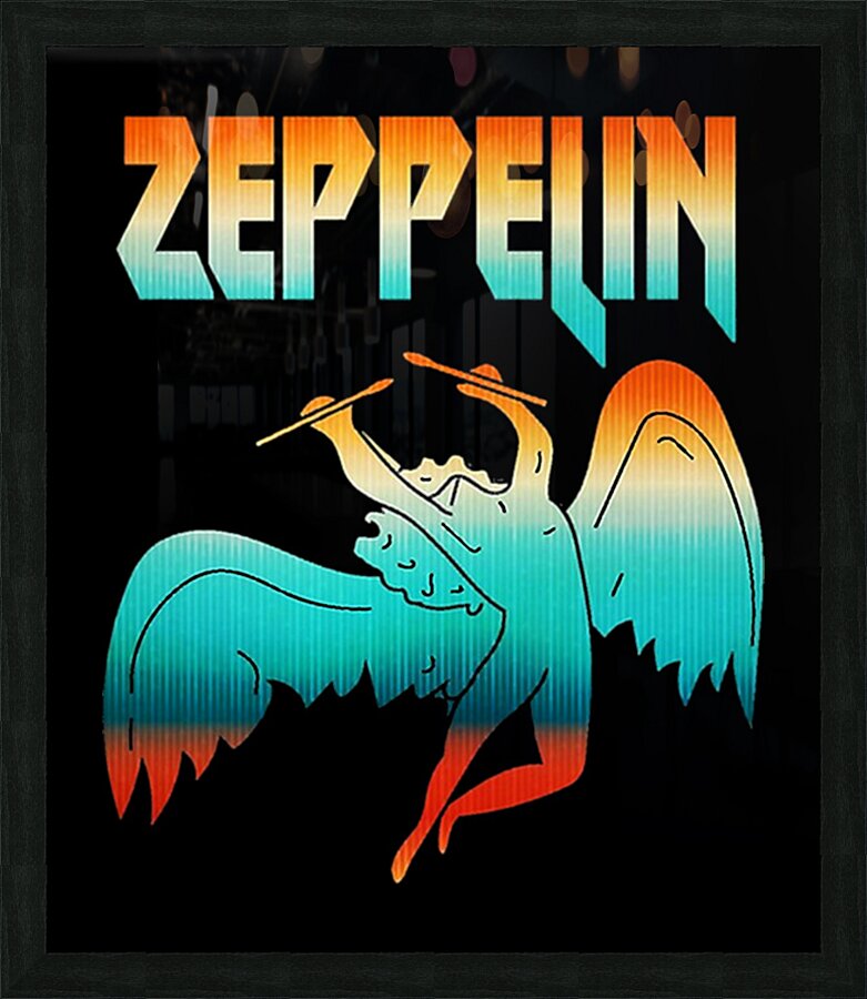 Led Zeppelin 45 Picture Frame print