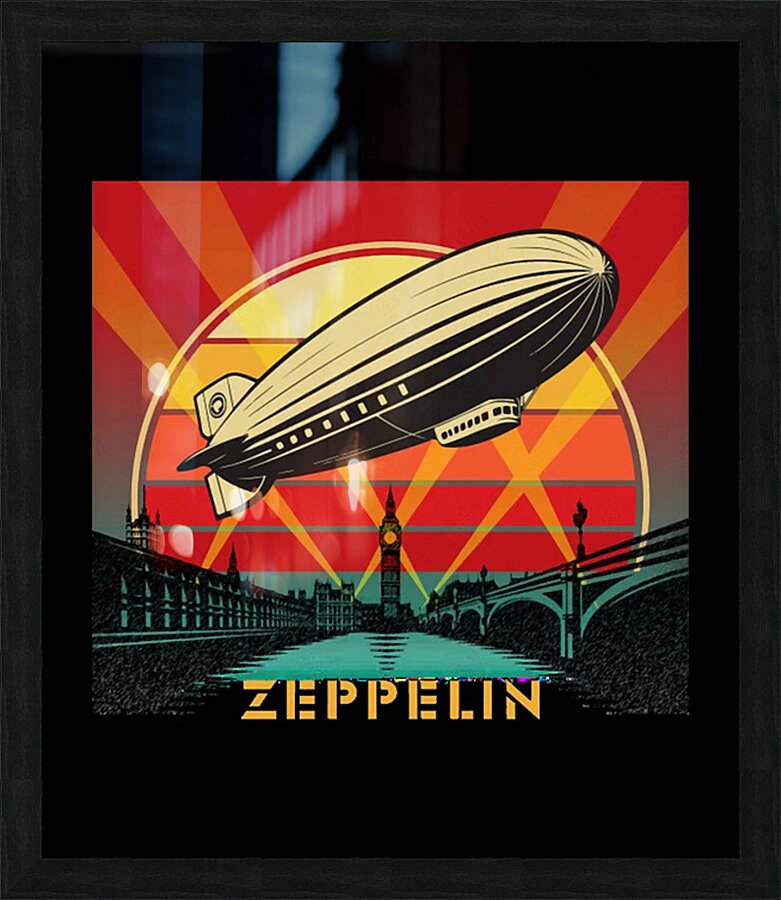 Led Zeppelin 52 Picture Frame print