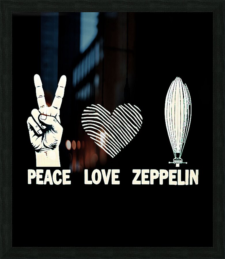 Led Zeppelin 53 Picture Frame print