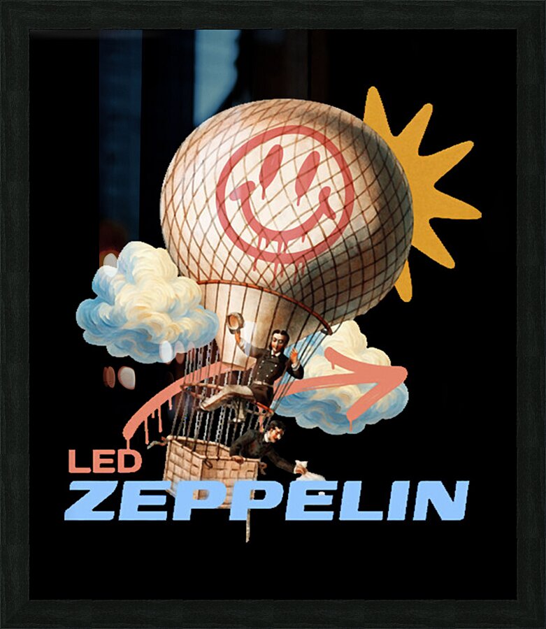 Led Zeppelin 56 Picture Frame print