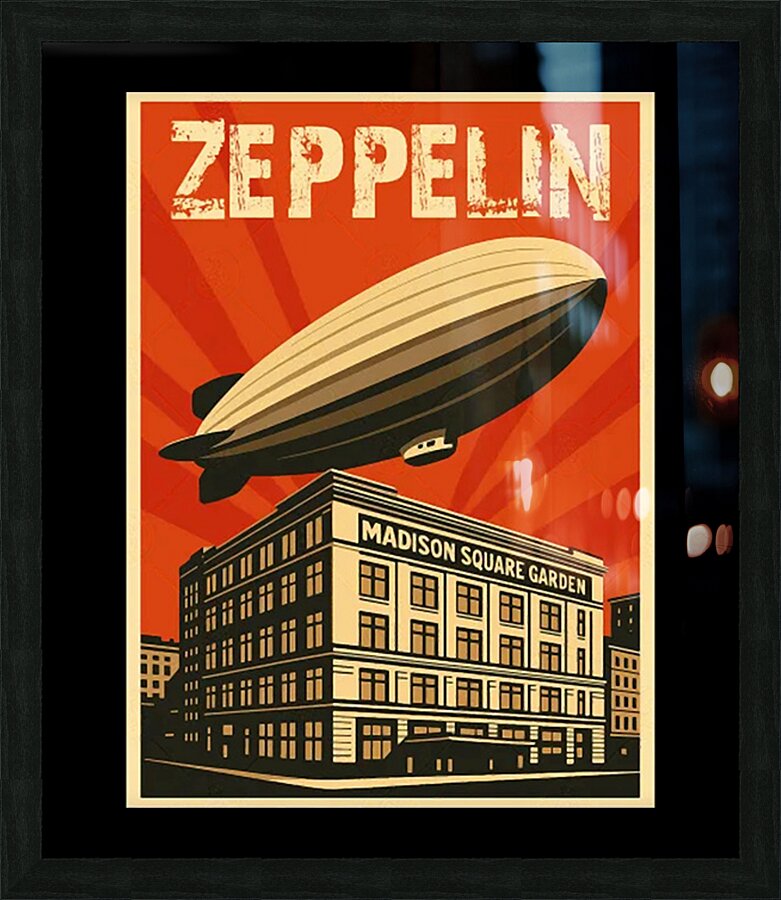 Led Zeppelin 61 Picture Frame print