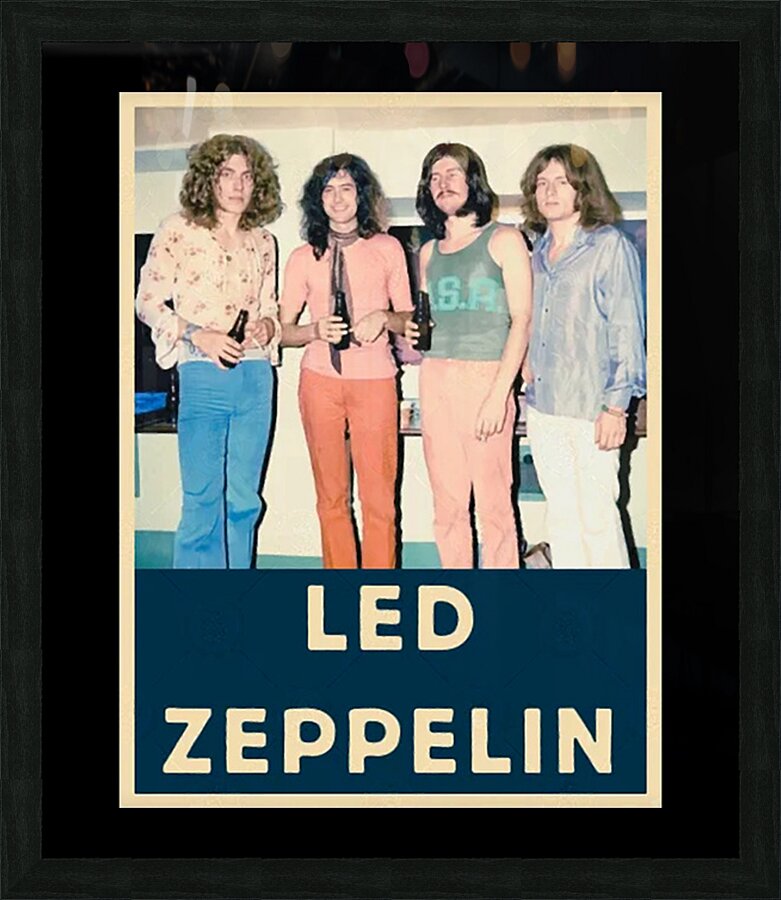 Led Zeppelin 65 Picture Frame print