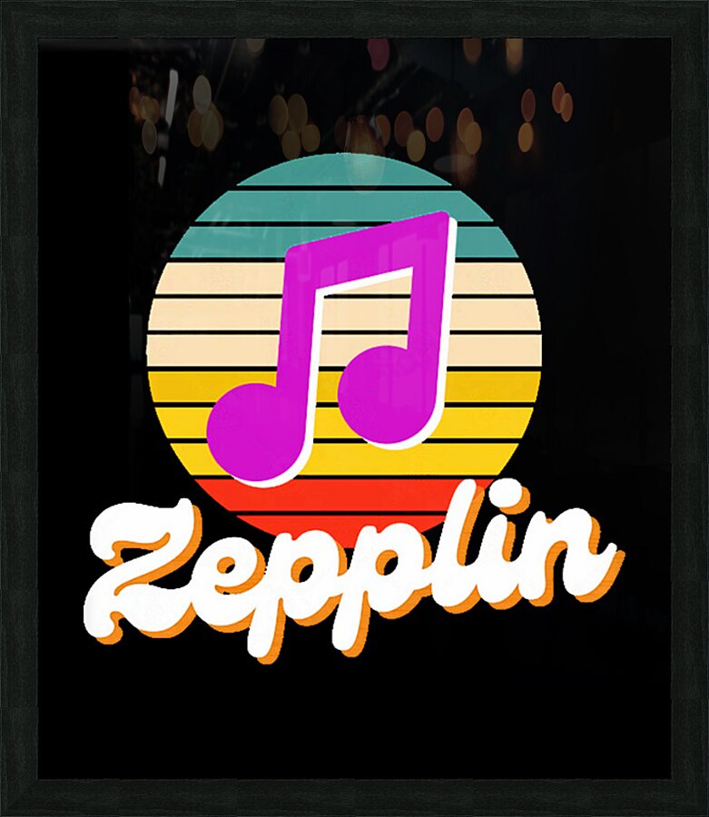 Led Zeppelin 66 Picture Frame print