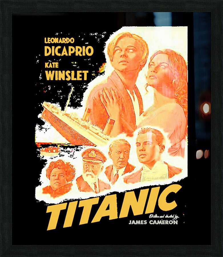 Leonardo DiCaprio 21 Picture Frame print
