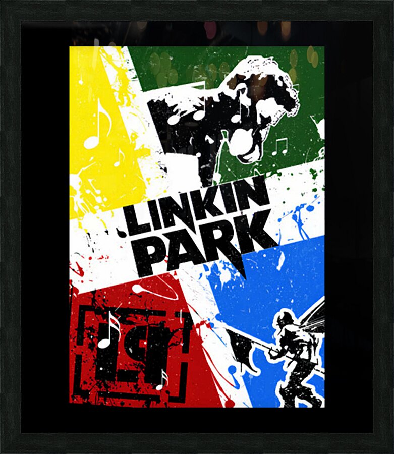 Linkin Park 9 Picture Frame print