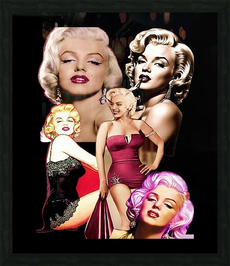 Marilyn Monroe 9 Picture Frame print
