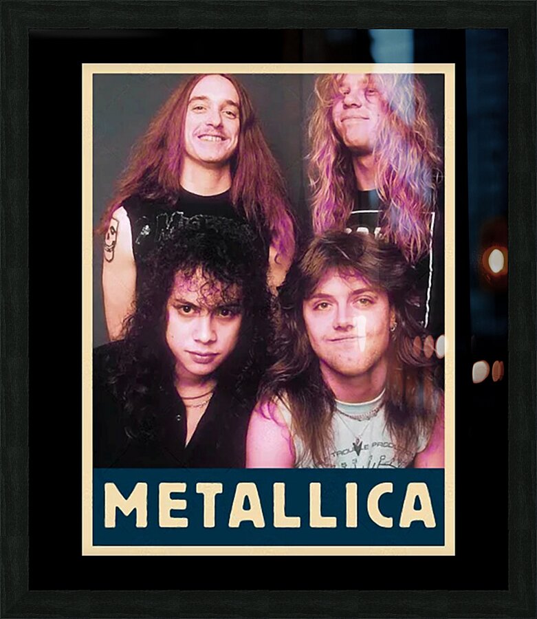 Metallica 32 Picture Frame print
