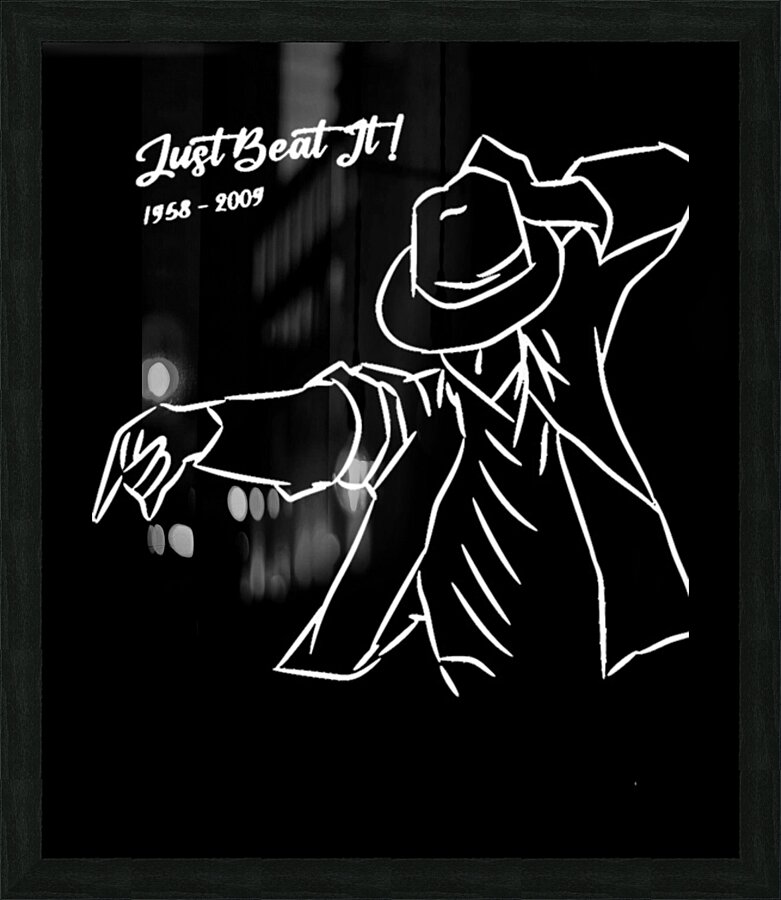 Michael Jackson 2 Picture Frame print