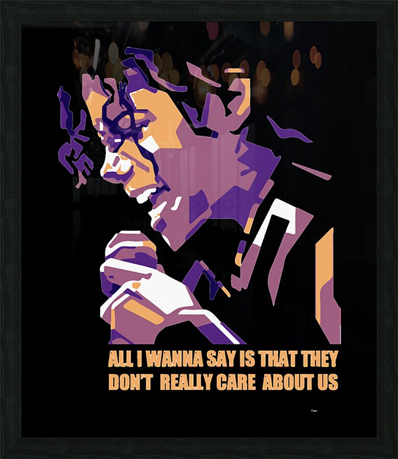 Michael Jackson 9 Picture Frame print