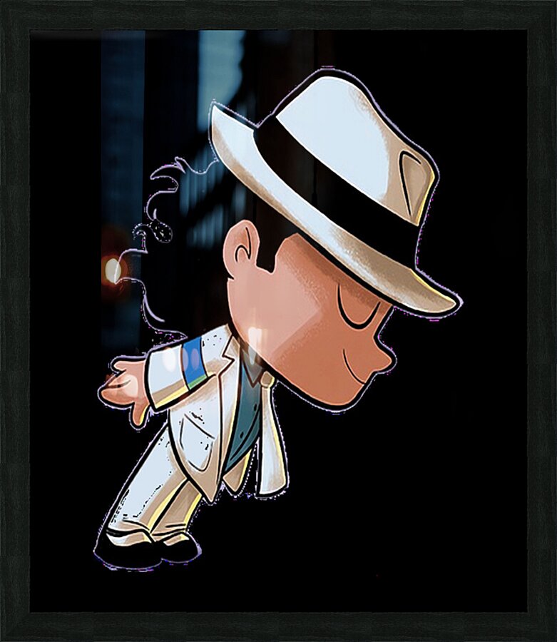 Michael Jackson 19 Picture Frame print