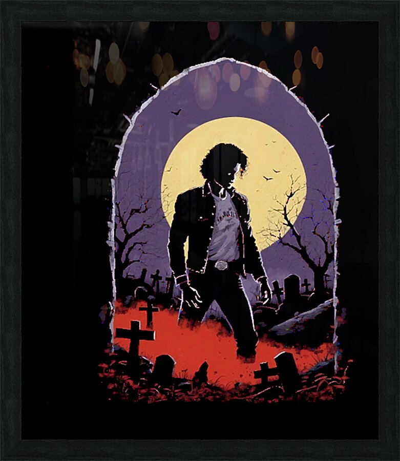 Michael Jackson 20 Picture Frame print