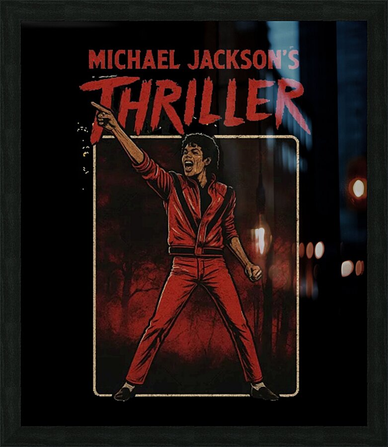 Michael Jackson 23 Picture Frame print