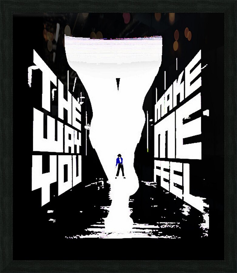 Michael Jackson 24 Picture Frame print