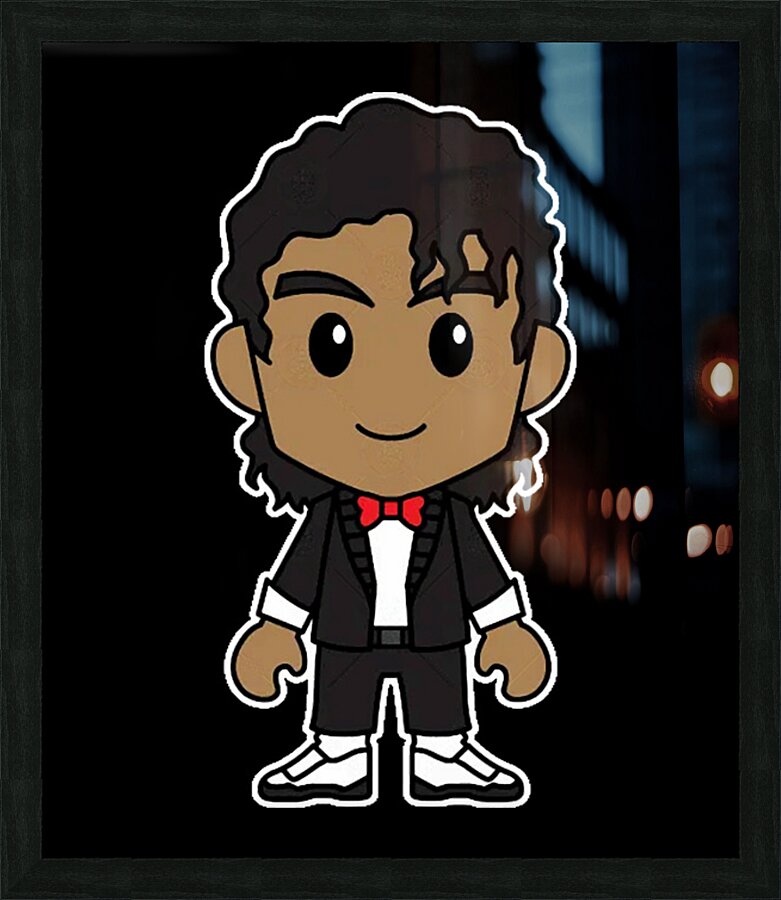 Michael Jackson 32 Picture Frame print