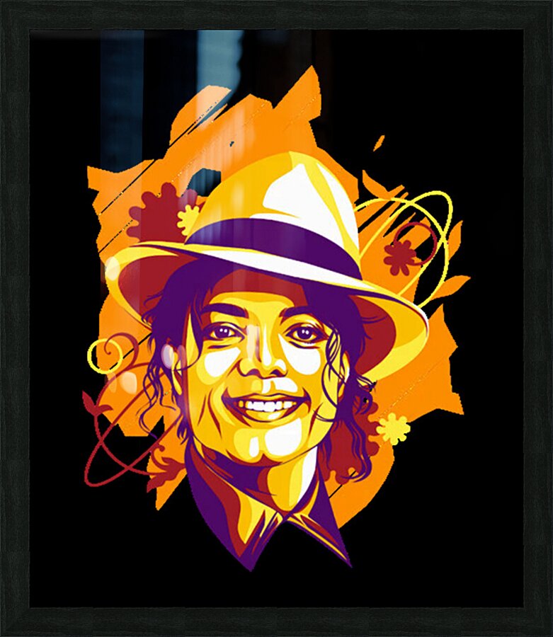 Michael Jackson 33 Picture Frame print