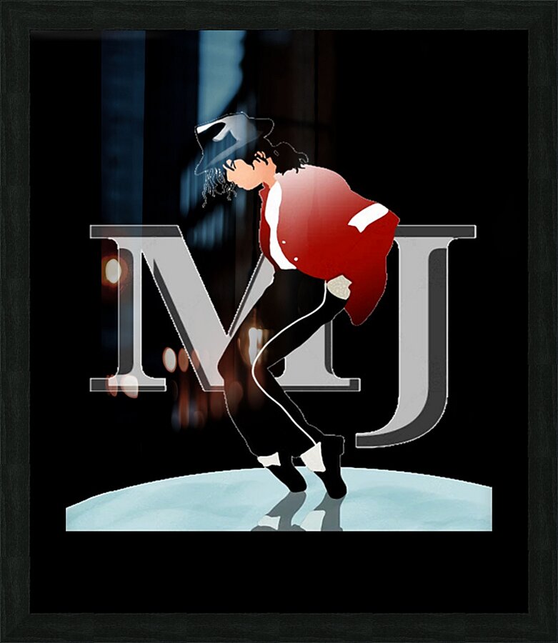 Michael Jackson 36 Picture Frame print
