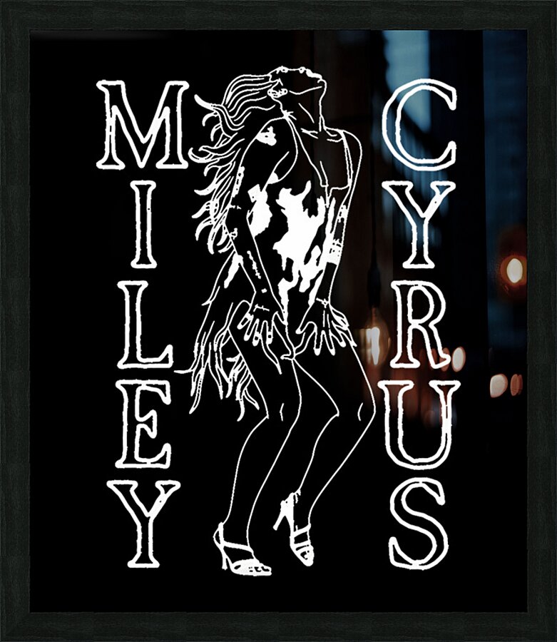 Miley Cyrus 3 Picture Frame print