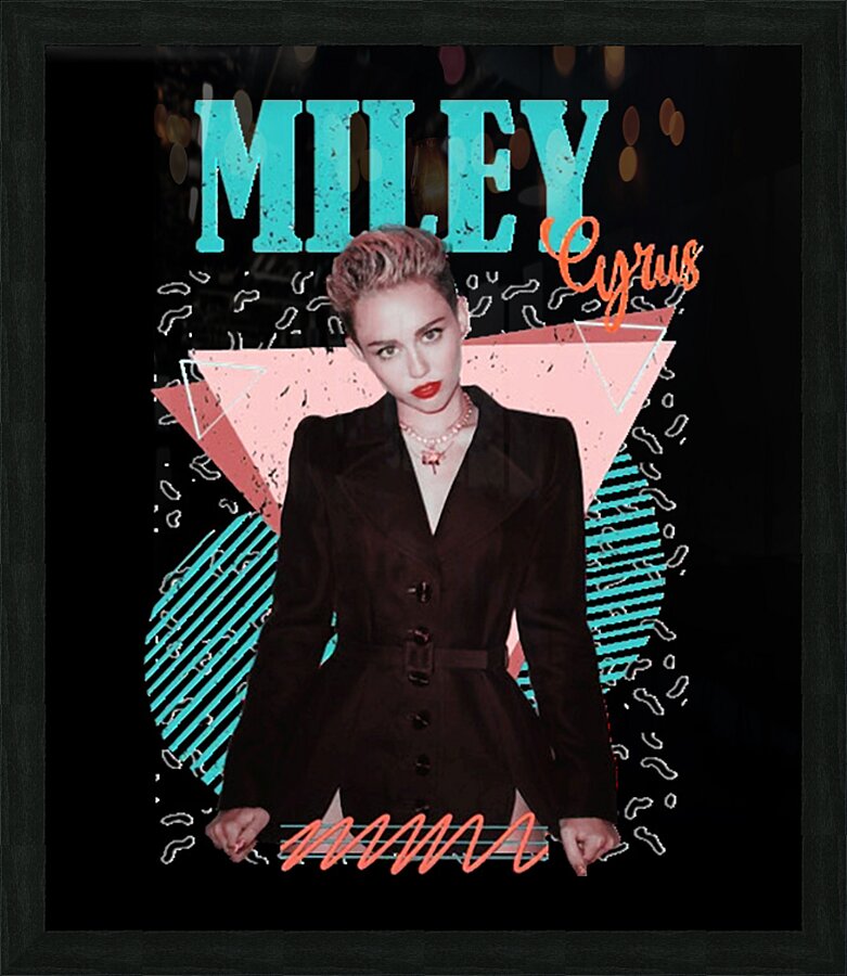 Miley Cyrus 5 Picture Frame print