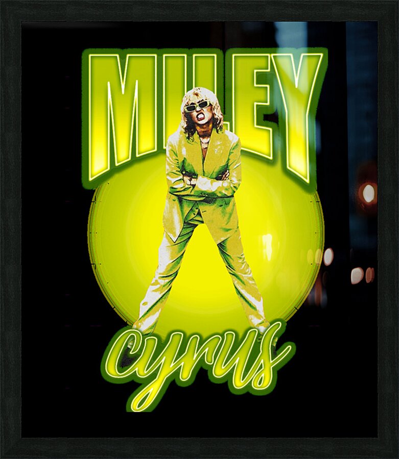 Miley Cyrus 7 Picture Frame print