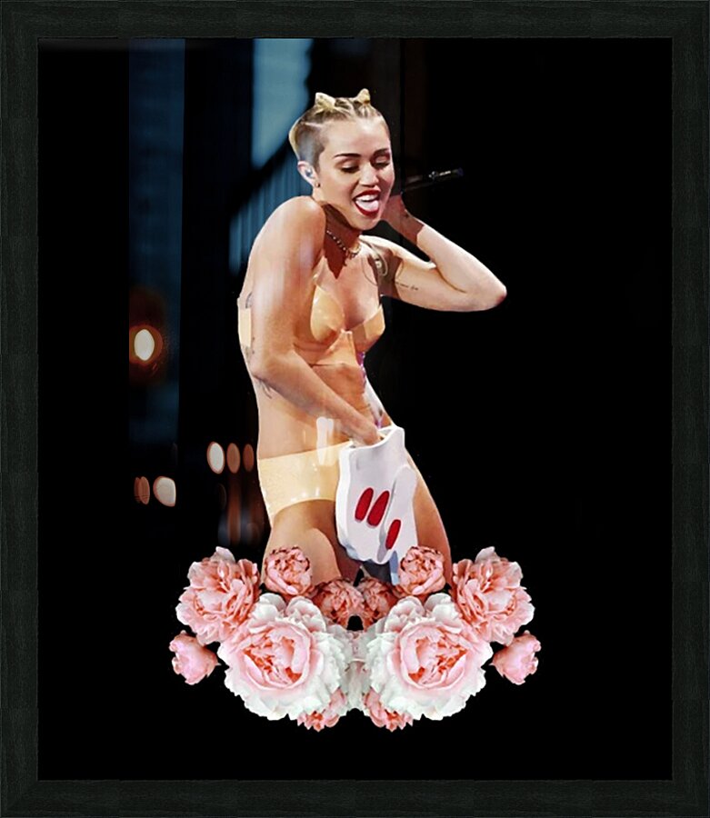 Miley Cyrus 11 Picture Frame print