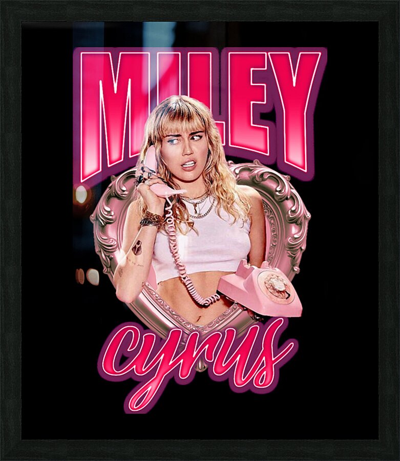 Miley Cyrus 18 Picture Frame print