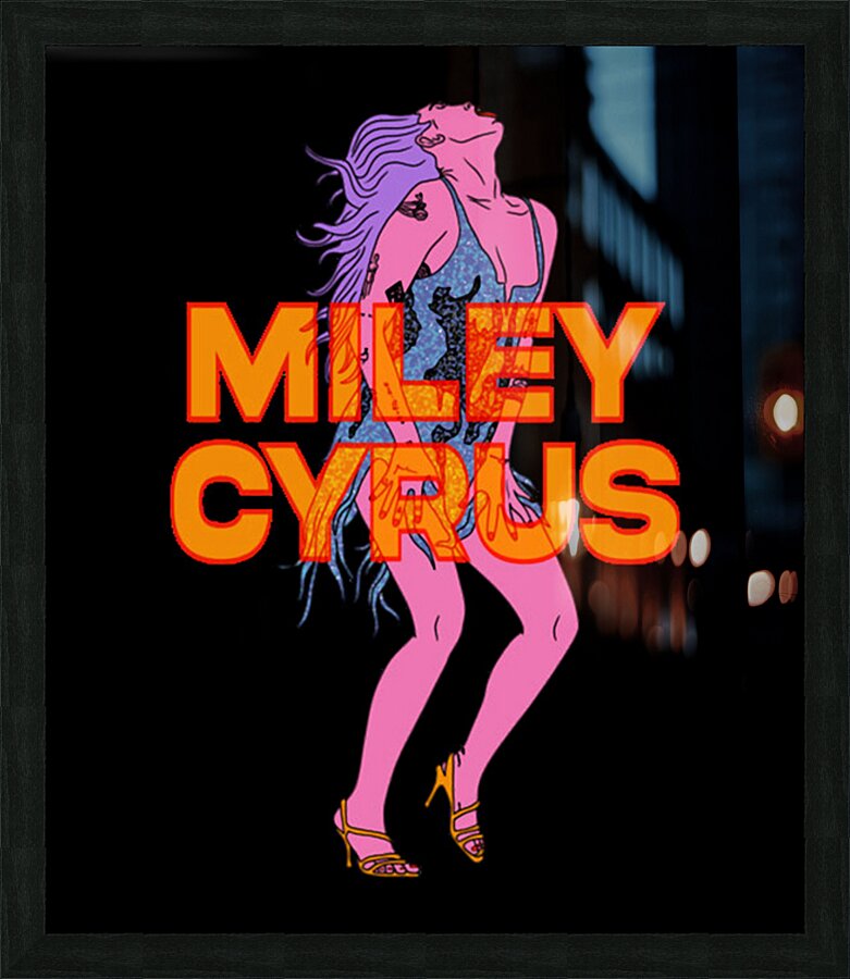 Miley Cyrus 20 Picture Frame print