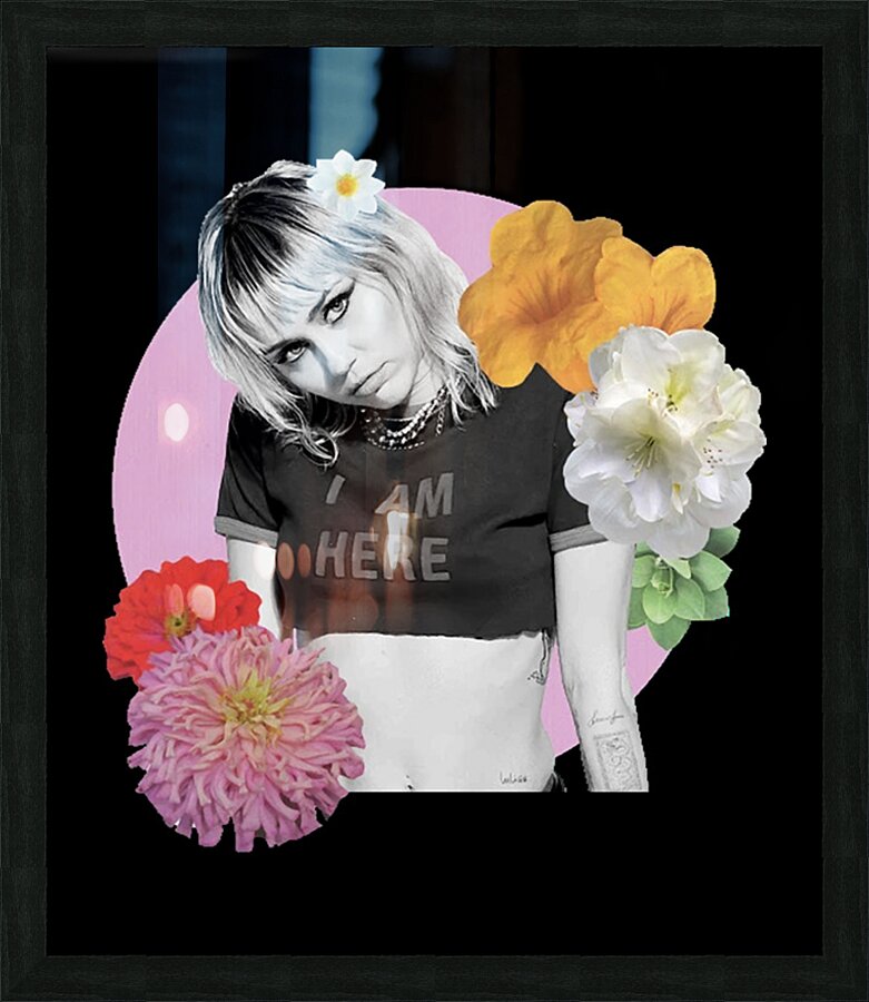 Miley Cyrus 21 Picture Frame print