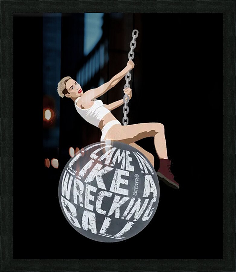 Miley Cyrus 22 Picture Frame print