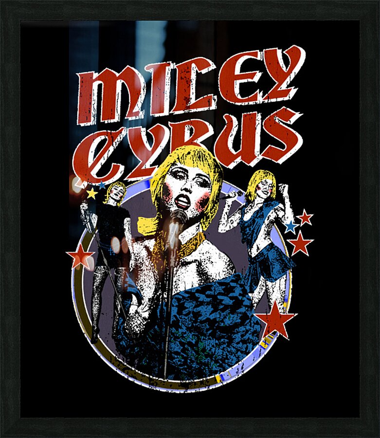 Miley Cyrus 23 Picture Frame print