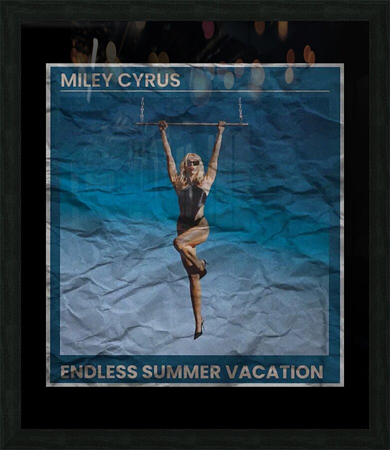 Miley Cyrus 24 Picture Frame print