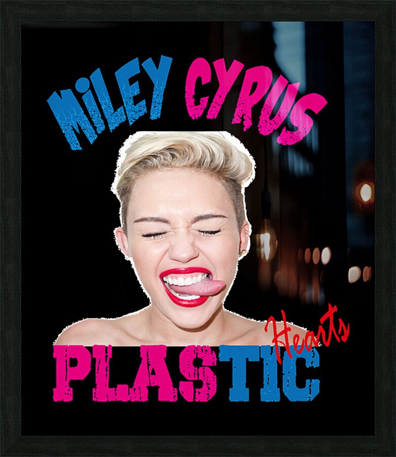 Miley Cyrus 28 Picture Frame print