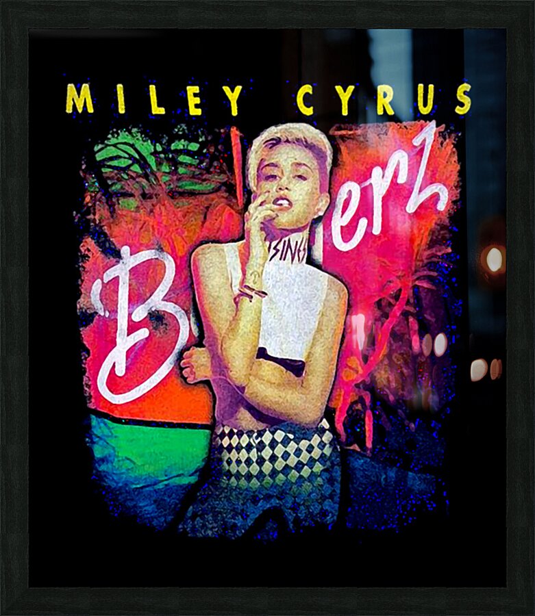 Miley Cyrus 29 Picture Frame print