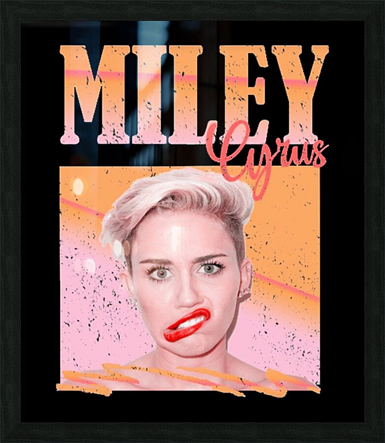 Miley Cyrus 32 Picture Frame print