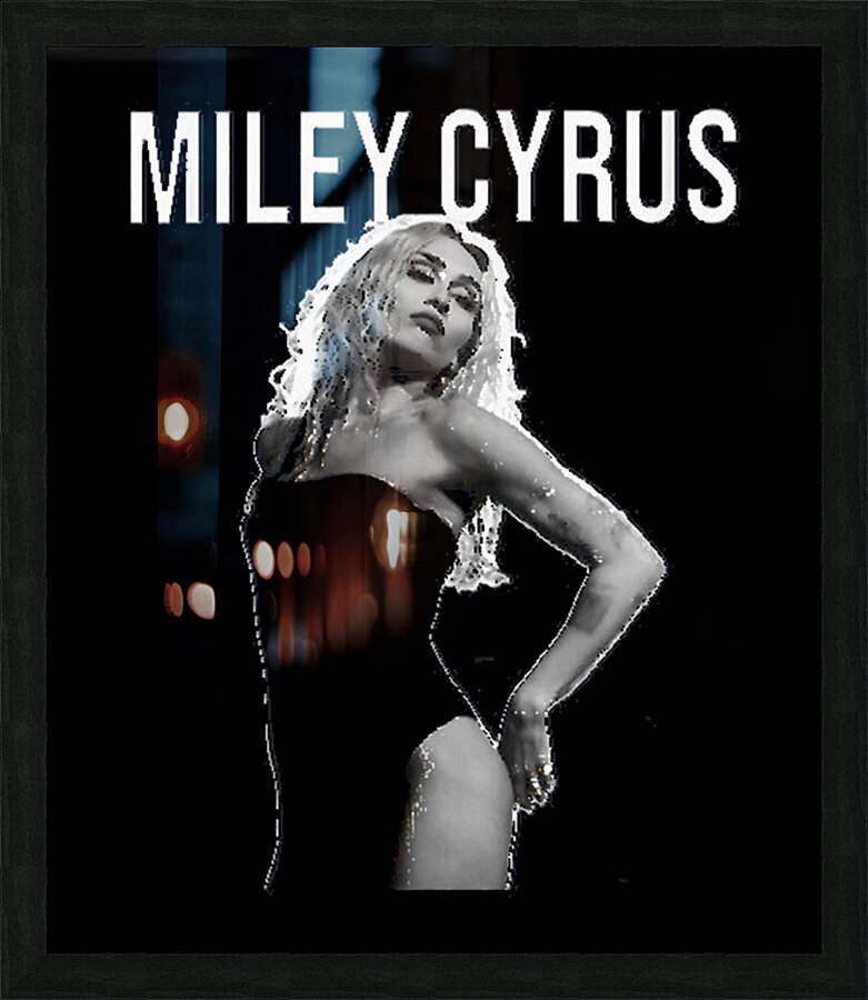 Miley Cyrus 34 Picture Frame print