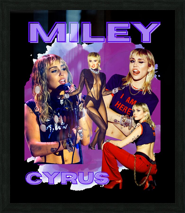 Miley Cyrus 35 Picture Frame print