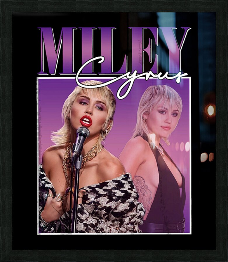 Miley Cyrus 37 Picture Frame print