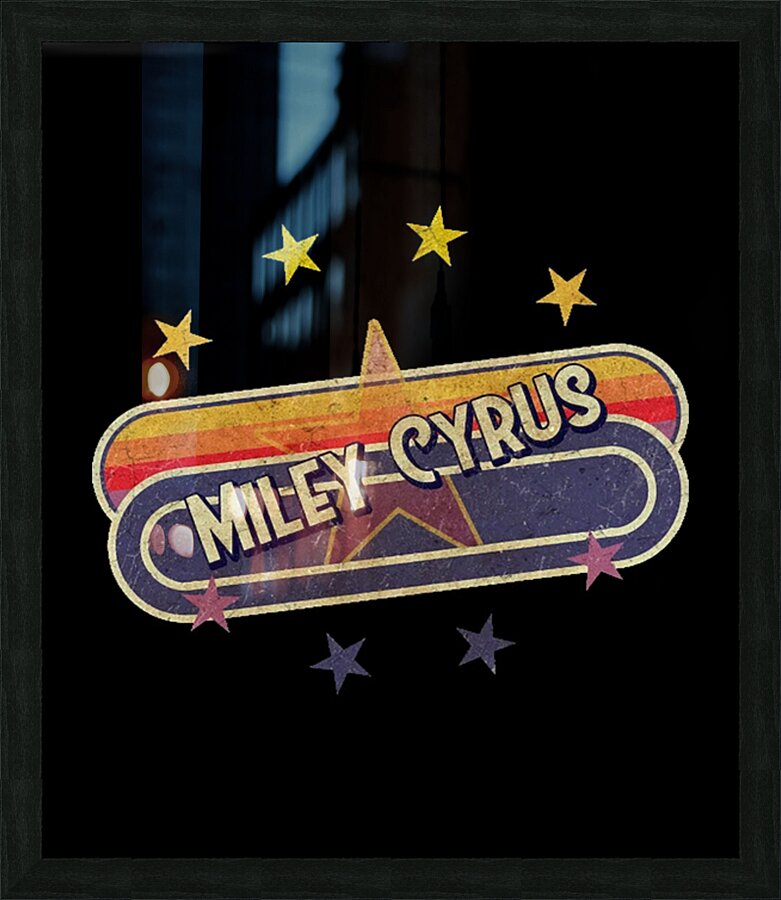Miley Cyrus 38 Picture Frame print