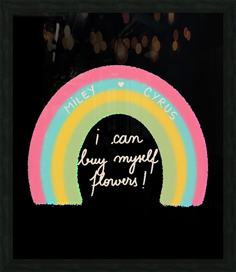 Miley Cyrus 40 Picture Frame print