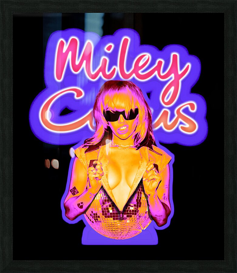 Miley Cyrus 42 Picture Frame print