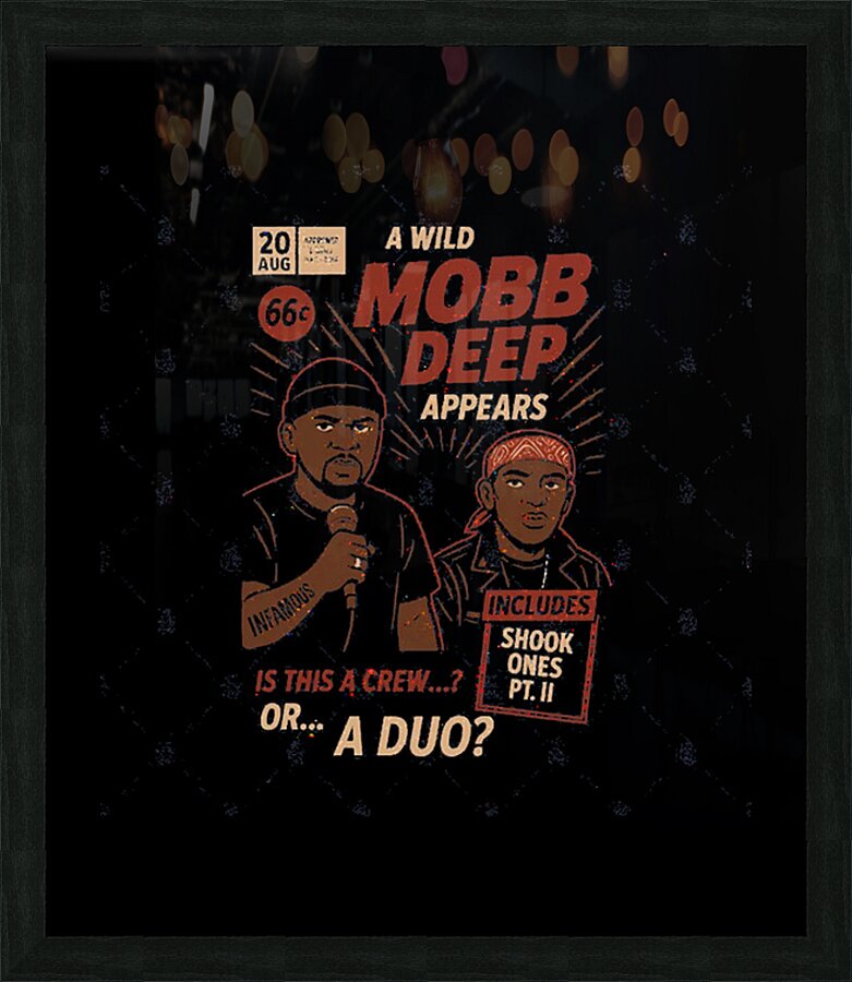 Mobb deep 39 Picture Frame print