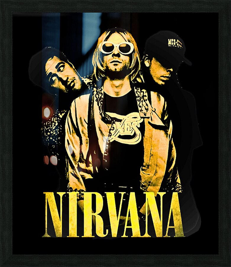 Nirvana 2 Picture Frame print