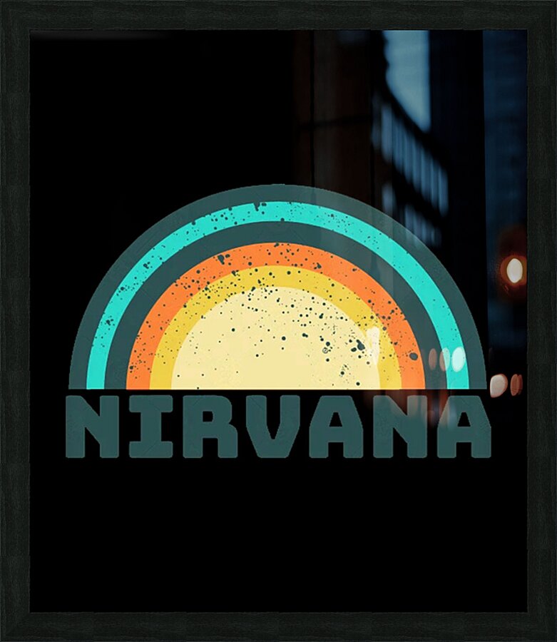Nirvana 3 Picture Frame print