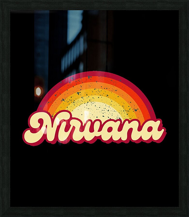 Nirvana 5 Picture Frame print