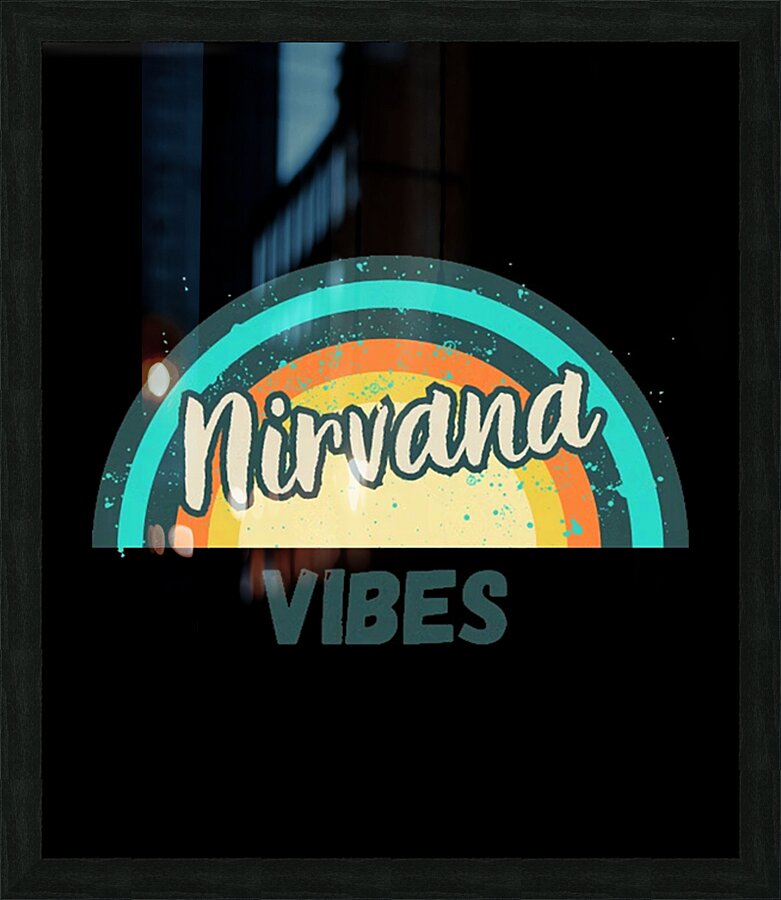 Nirvana 7 Picture Frame print