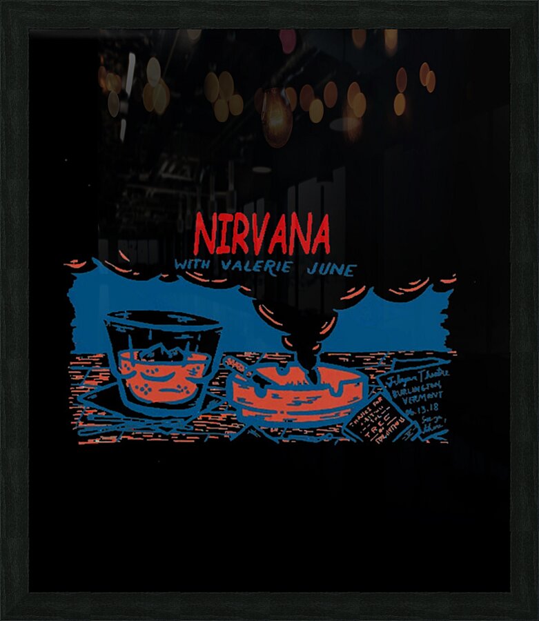 Nirvana 15 Picture Frame print