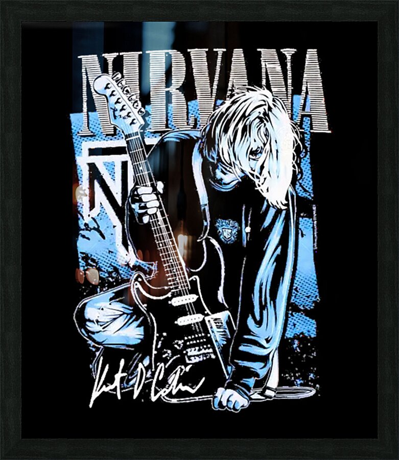 Nirvana 17 Picture Frame print