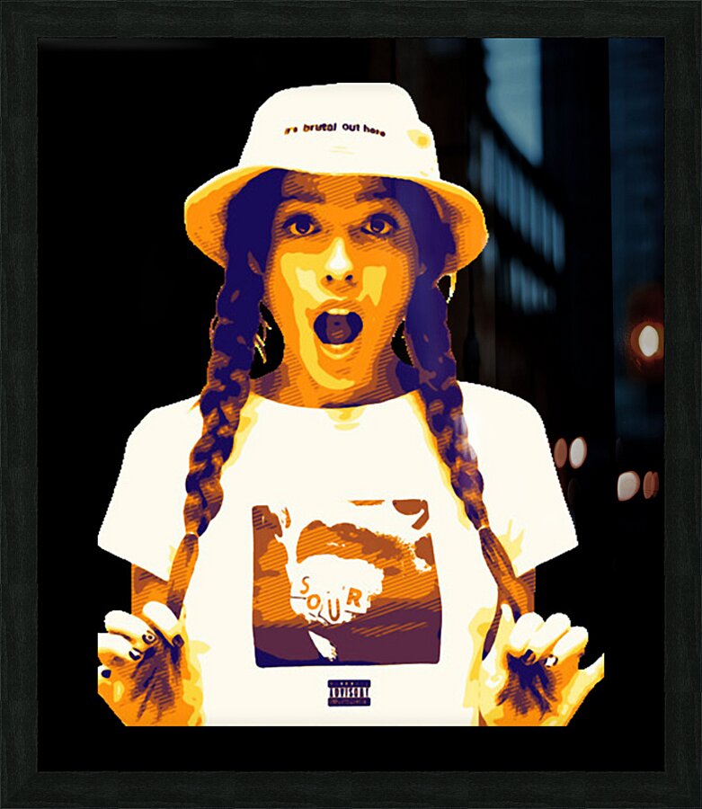 Olivia Rodrigo 16 Picture Frame print