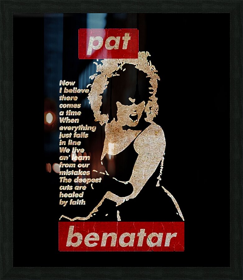 Pat Benatar 13 Picture Frame print