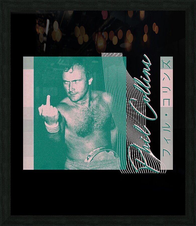 Phil Collins 1 Picture Frame print