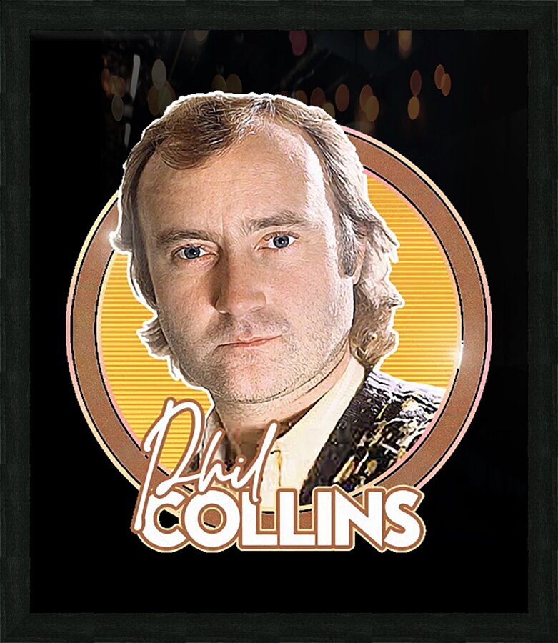Phil Collins 2 Picture Frame print